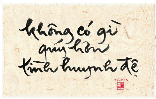 Thưởng lãm các bức thư pháp "thiền định" của Thiền sư Thích Nhất Hạnh