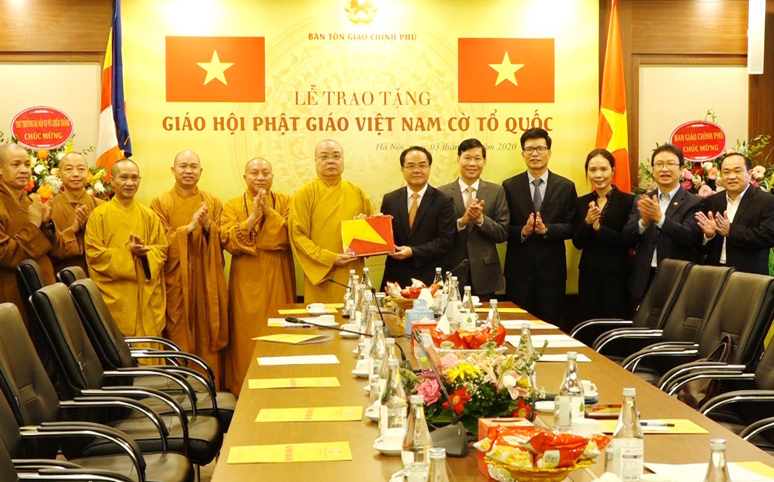  Ban Tôn giáo Chính phủ chúc mừng kỷ niệm 39 năm thành lập GHPGVN