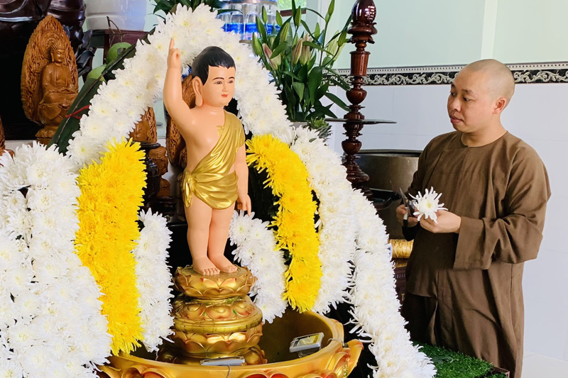 Tp. HCM: H. Củ Chi, công tác chuẩn bị kính mừng Đại lễ Phật đản tại chùa Hạnh Đức đang dần hoàn thiện