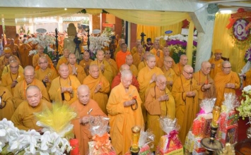 Tp. HCM: Trung ương Giáo hội viếng tang cố Trưởng lão Hoà thượng Thích Hiển Pháp