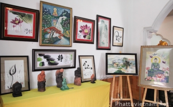 Chính thức khai mạc các hoạt động triển lãm mỹ thuật đón mừng Phật đản 2557