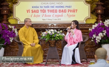 Phật tử bật khóc tại talkshow “Vì sao tôi theo đạo Phật”