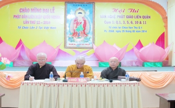 Hội Thi Văn Nghệ Phật Giáo Liên Quận
