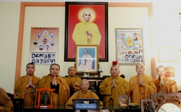 Cung thỉnh quý HT lãnh đạo chứng minh đại hội Phật giáo Q.10