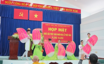 Tp. HCM. UBND huyện Củ Chi họp mặt kính mừng Phật đản