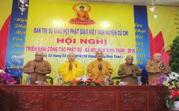Phật giáo Củ Chi họp mặt đầu năm Bính Thân