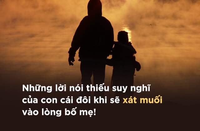 Lời nói tử tế là biểu hiện của lòng hiếu thảo mà con cái dành cho cha mẹ