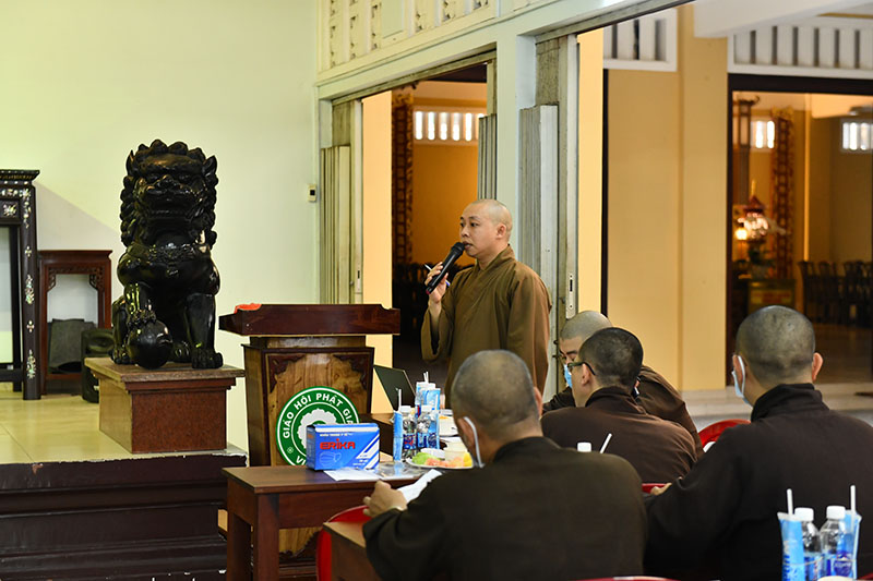 Tp. HCM: Phật giáo quận 10 họp triển khai kế hoạch Phật đản và ACKH PL: 2565 DL: 2021.