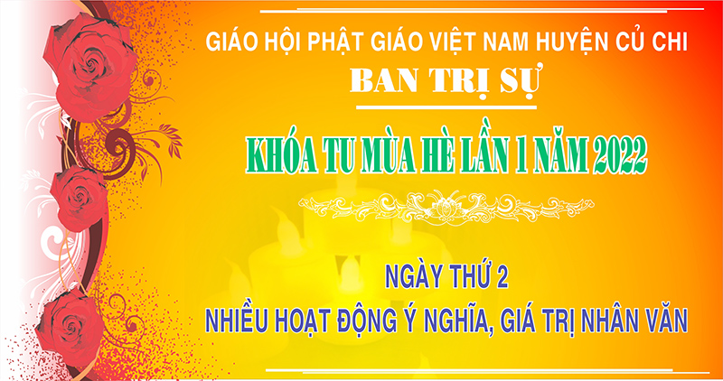 Tp. HCM, H. Củ Chi, Ngày thứ 2 nhiều hoạt động ý nghĩa tại khóa tu mùa hè tổ chức tại chùa Hoằng Linh