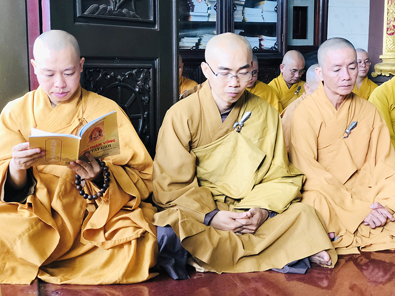 Tp. HCM, H. Củ Chi, Tăng Ni thính giới Bồ Tát tại chùa Pháp Thành