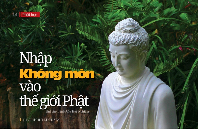 Nhập Không môn vào thế giới Phật