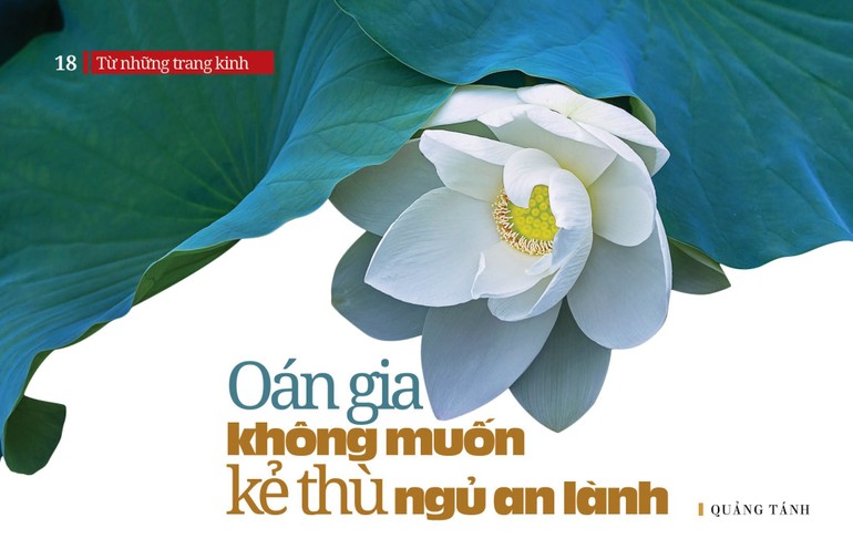 Oán gia không muốn kẻ thù ngủ an lành