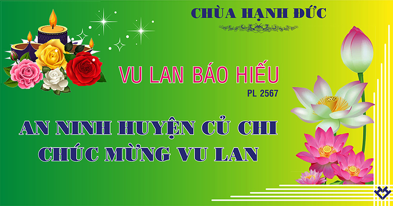 Tp. HCM: H. Củ Chi: An Ninh huyện chúc mừng Vu Lan PL 2567 tại chùa Hạnh Đức
