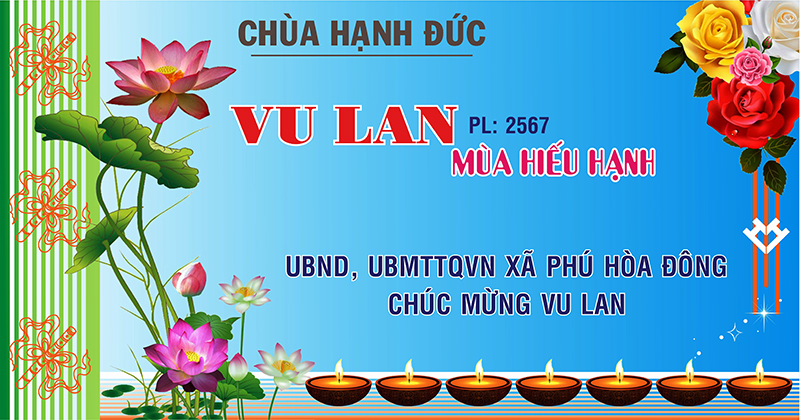 Tp. HCM: H. Củ Chi: UBND, UBMTTQVN xã Phú Hòa Đông chúc mừng Vu Lan tại chùa Hạnh Đức