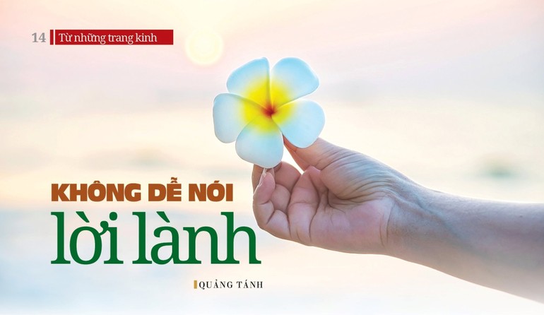 Không dễ nói lời lành