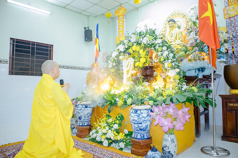 Tp. HCM: H. Củ Chi, Lễ Tắm Phật Tại Chùa Hạnh Đức