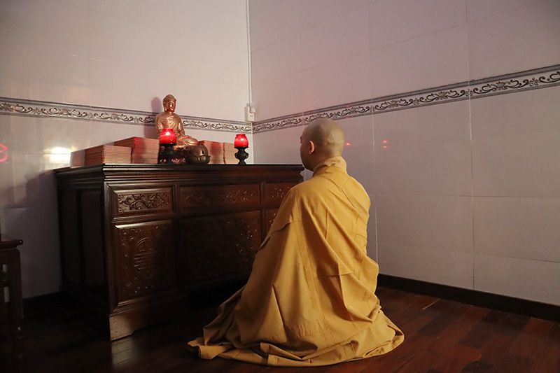 Nét đẹp trong mùa an cư tại chùa Hạnh Đức