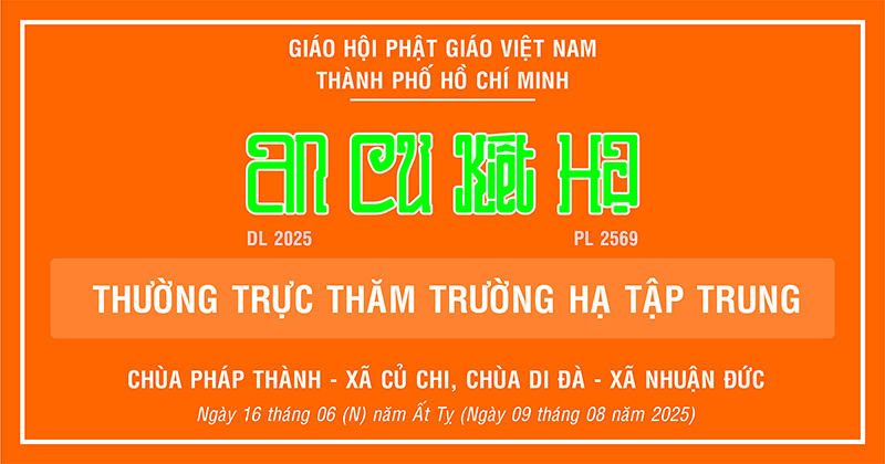 Tp. HCM: Phật giáo thành phố thăm trường hạ chùa Pháp Thành và chùa Di Đà