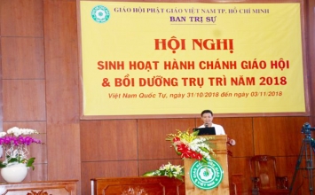 TP.HCM: Hội nghị sinh hoạt Hành chánh Giáo hội và Bồi dưỡng Trụ trì 2018 – Kỹ thuật soạn thảo Văn bản hành chánh Giáo Hội