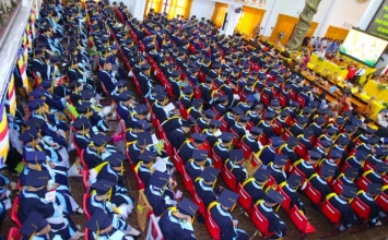 HVPGVN tại TP. HCM tổ chức lễ tốt nghiệp Cử nhân Phật học khóa VIII