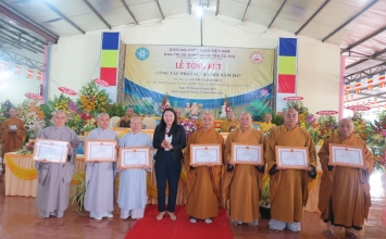 Tp. HCM: Phật giáo Củ Chi, công tác từ thiện hơn 14 tỷ đồng